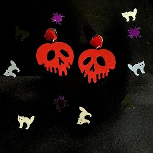 Red Poison Apple Earrings